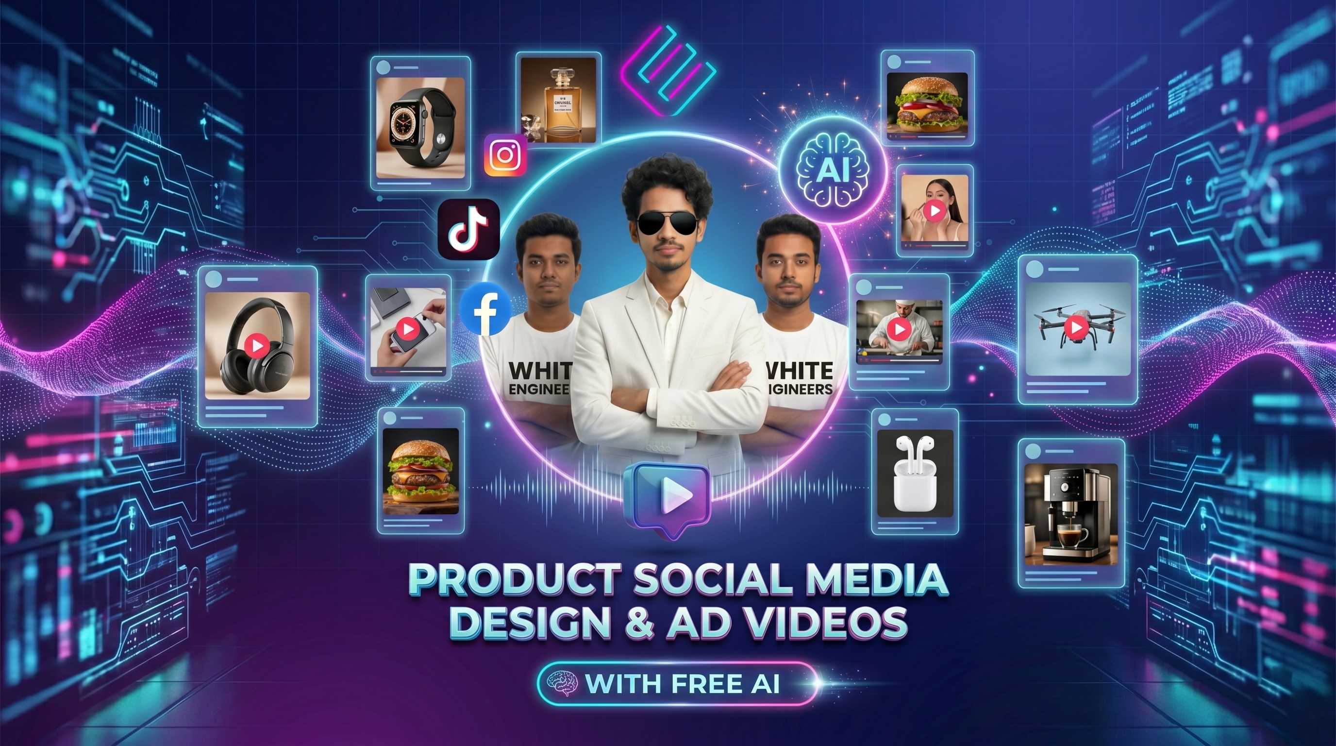 🎨 Product Social Media Design & Ad Videos With Free AI